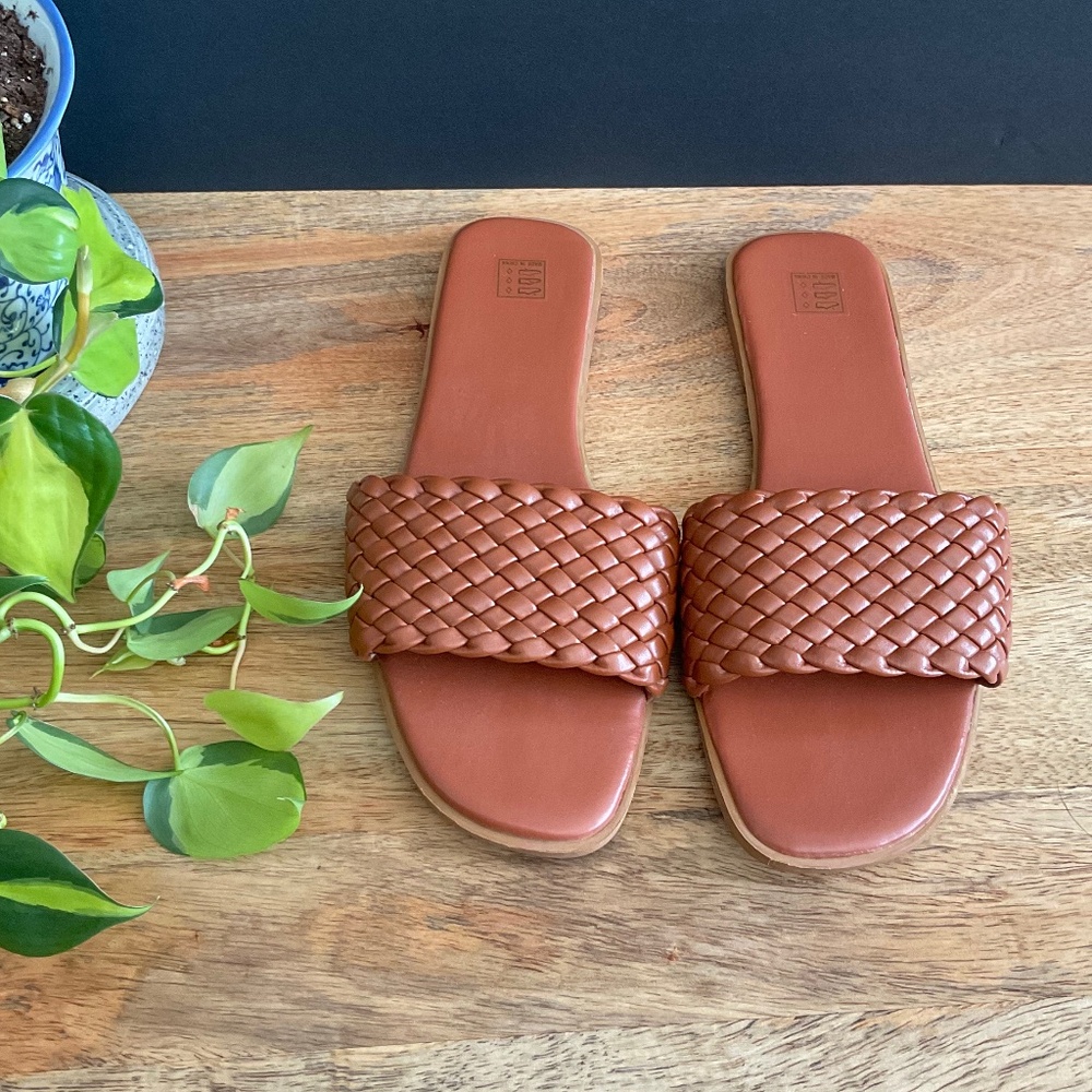 Braided Slide Sandals